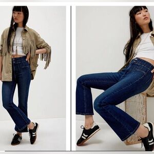 Free People We The Free Jayde Crop  Flare Jeans Sz 26